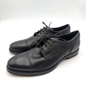 Cole Haan Carnegie Cap Toe Oxford Shoes Men's Black Size US10.5M EU43.5